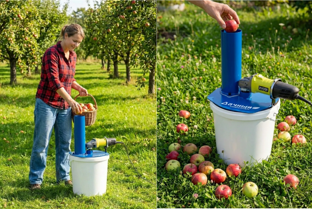 Измельчитель для яблок на УШМ