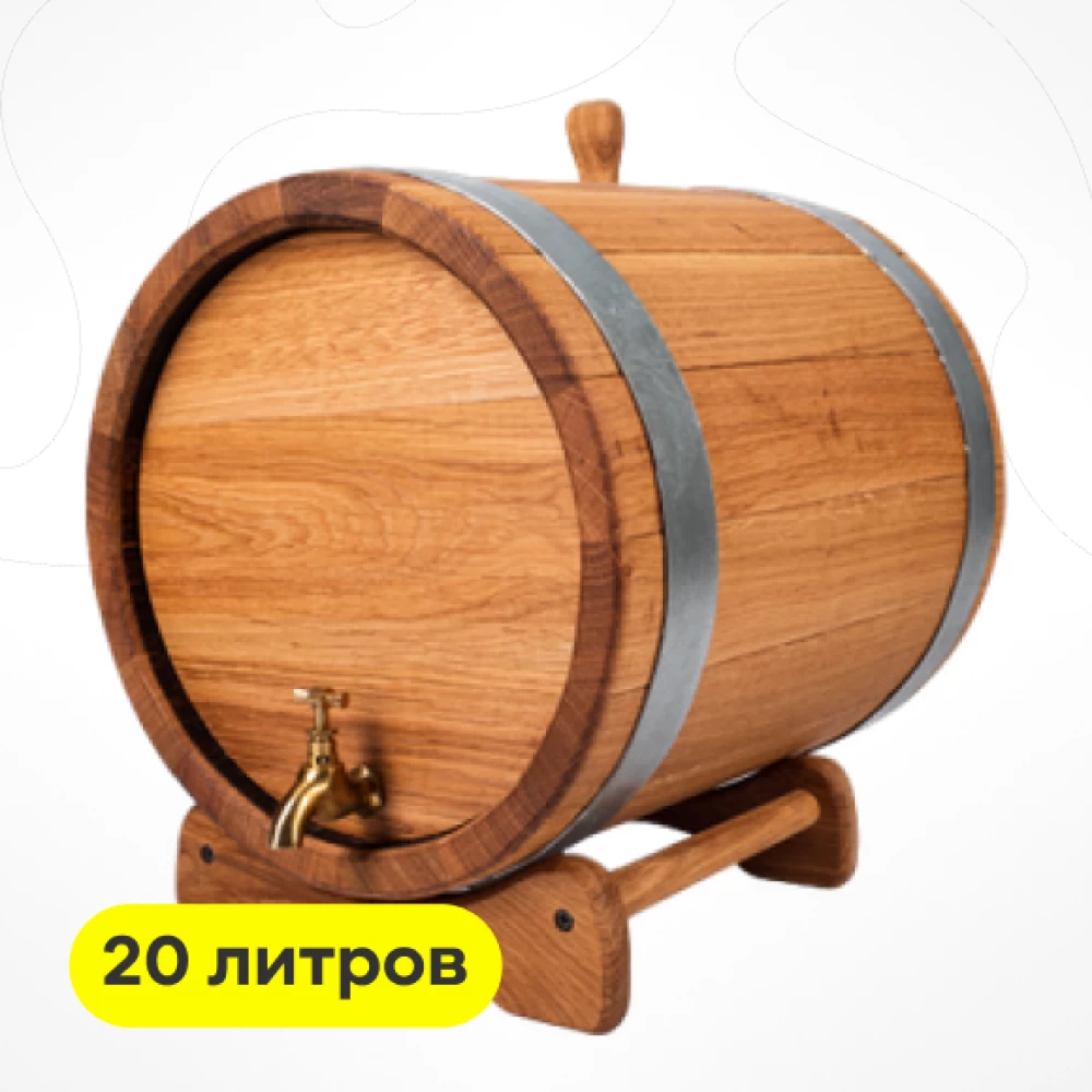 Фото Бочка дубовая, 20 л (1)
