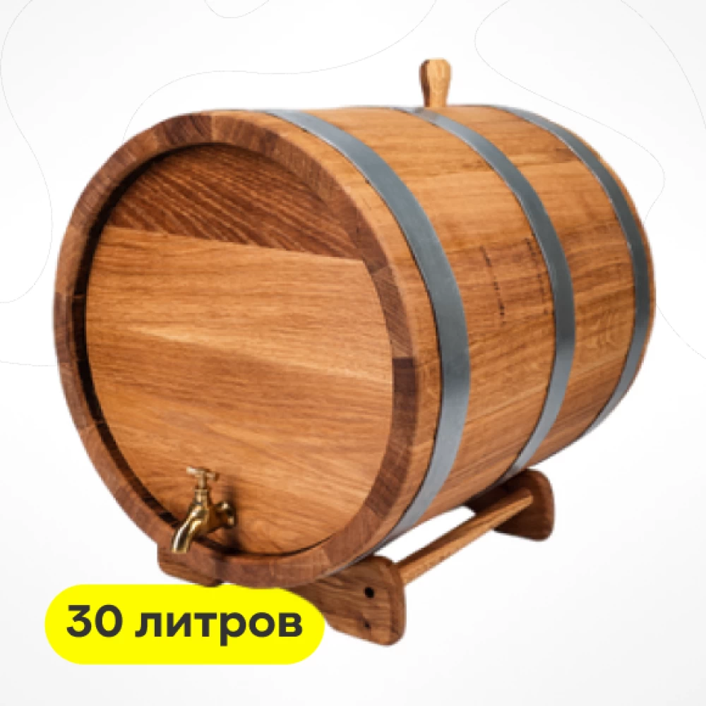 Фото Бочка дубовая, 30 л (1)