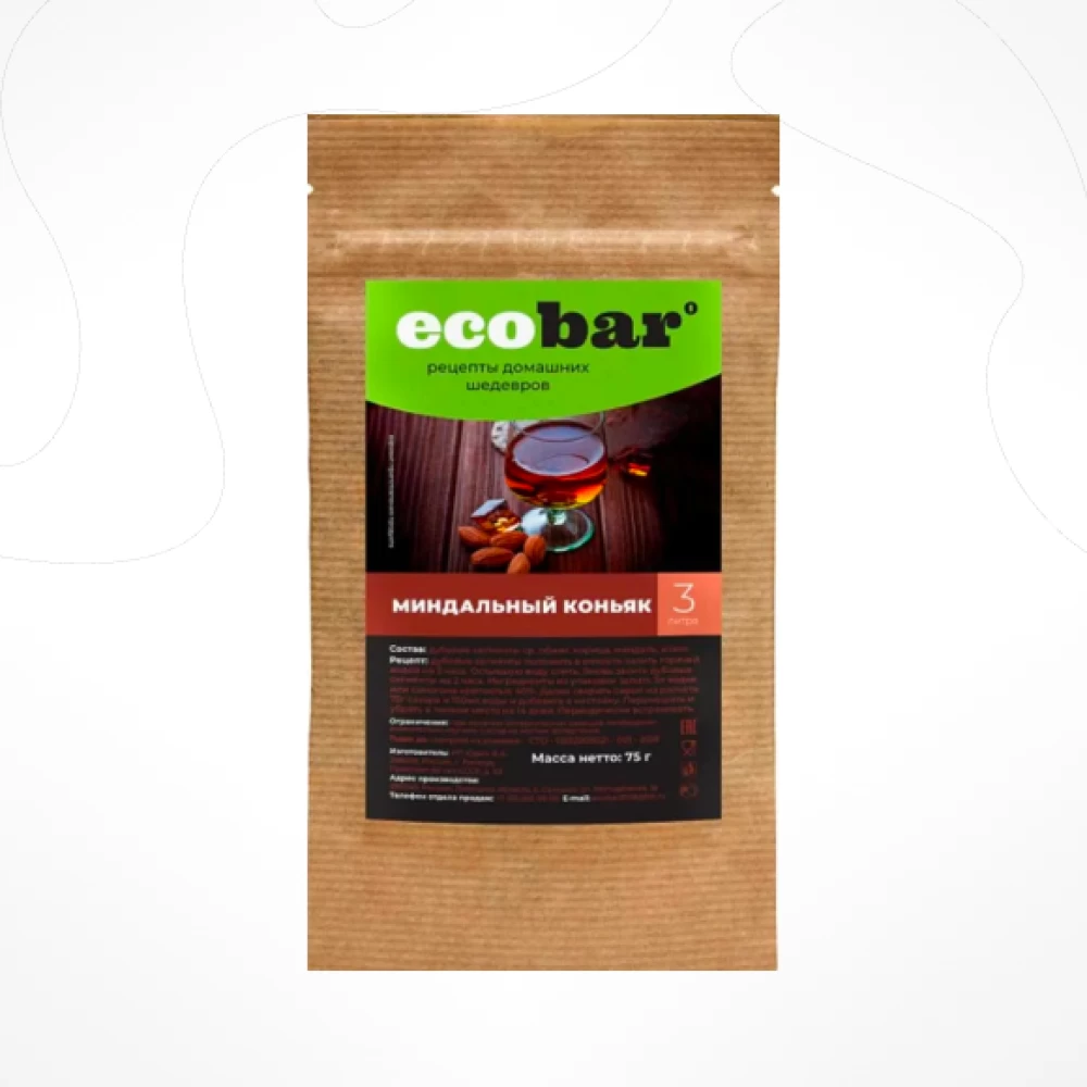 Фото Настойка ECOBAR «Миндальный коньяк» (1)