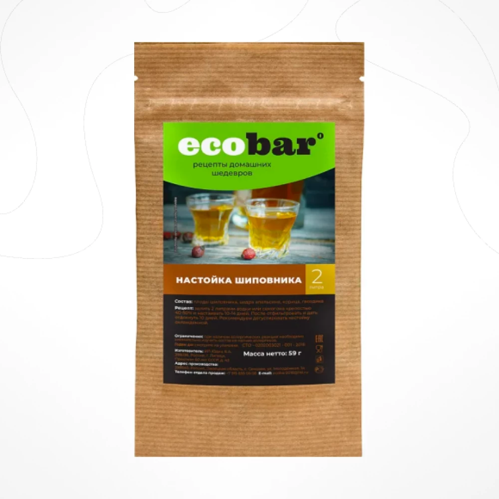 Фото Настойка ECOBAR «Шиповника» (1)