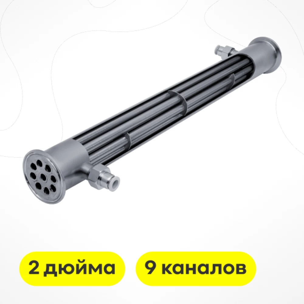 Фото Холодильник, 2 дюйма, 9 каналов, нерж. (1)