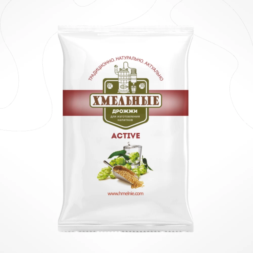 Фото Дрожжи Хмельные Active сухие спиртовые, 100 г (1)