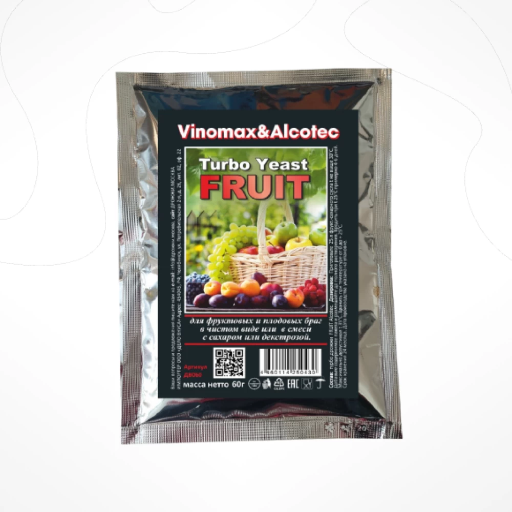 Фото Дрожжи Vinomax Alcotec Fruit (1)