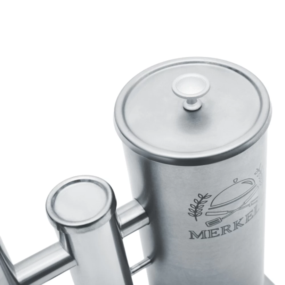 Фото Дымогенератор Merkel 2.0 3л + камера для копчения + годовой запас щепы Ольхи (2 кг) (6)