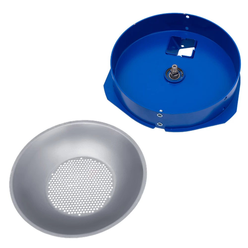 Фото Веткоизмельчитель на болгарку "Дачный" + насадка для измельчения зерна + насадка для измельчения яблок и выгрузная воронка (2)