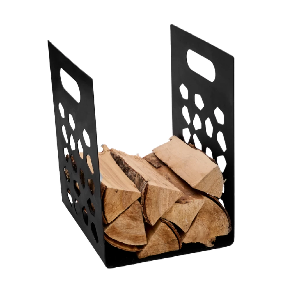 Фото Печь-Буржуйка "Теплосталь Мини" NEW + притопочный лист + напольная дровница (7)