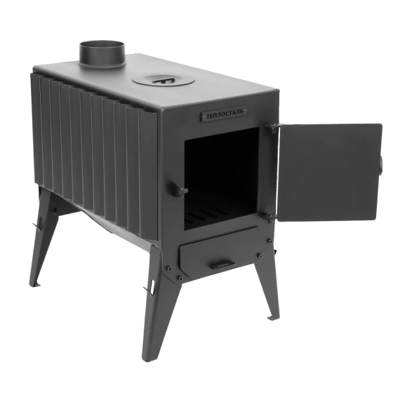 Фото Печь-Буржуйка "Теплосталь Стандарт" NEW + кочерга и совок стандарт + сушилка стандарт (2)