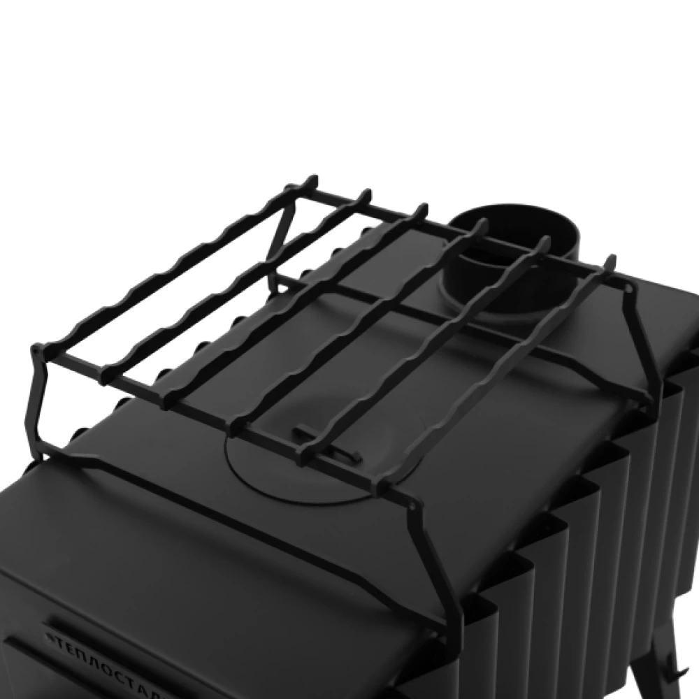 Фото Печь-Буржуйка "Теплосталь Стандарт" NEW + кочерга и совок стандарт + сушилка стандарт (8)